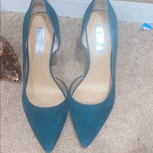 INC dark turquoise pumps size 8.5